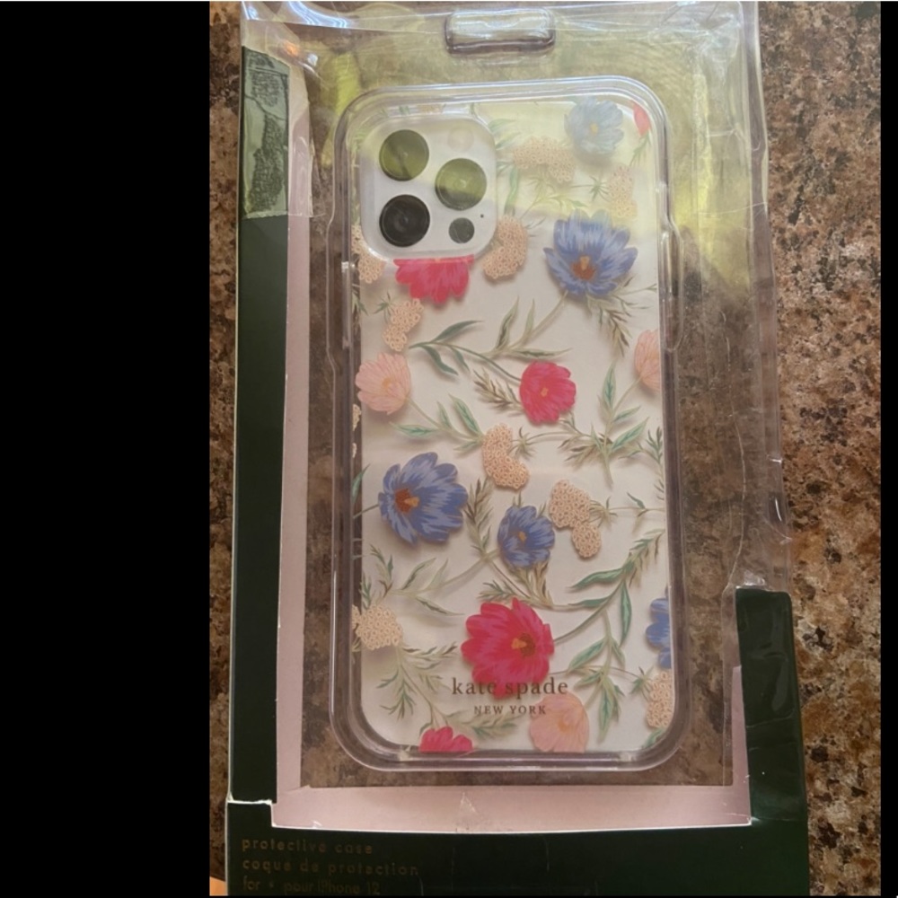 Kate Spade New York Protective Case iPhone 12 & 12 Pro COLORFUL RED FLORAL